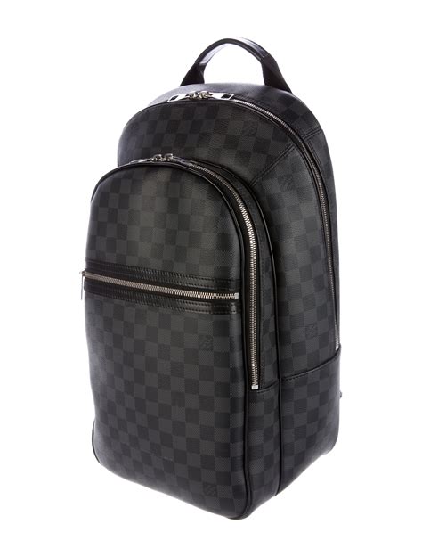 louis vuitton michael damier graphite backpack cheap|Louis Vuitton black damier backpack.